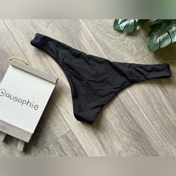 Beach Riot Bronze Embellished Bikini Bottom in Copper Canyon. size M - Picture 7 of 8